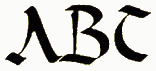 Alpahabete-Sammlung
