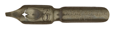 Bandzugfeder, No. 3, Round-Writing Pen