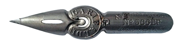 Kalligraphie Spitzfeder, A. Sommerville & Co, No. 566 EF, Garibaldi