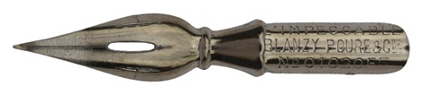 Blanzy Poure & Cie, No. 01020 EF, Plume Impeccable