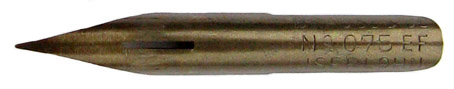 Brause & Co, Pointed nib, No. 075 EF