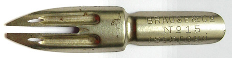 Brause & Co, Doppelstrichfeder No. 15