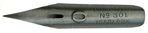 Brause & Co, Pointed nib, No. 301-0