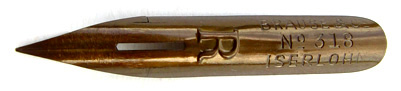 Brause & Co, Pointed nib, No. 318 "R"