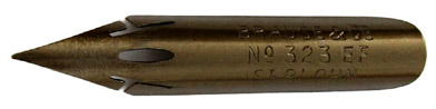 Brause & Co, Pointed nib, No. 323 EF