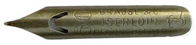 Pfannenfeder Brause Nr. 50 - Grau-Gruen