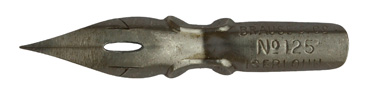 Brause & Co, Pointed nib, No. 125 EF