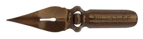 Brause & Co, Pointed nib, No. 141 EF