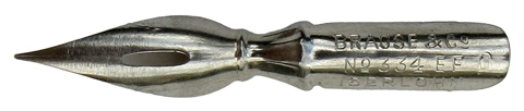 Brause & Co, Pointed nib, No. 334 EF