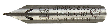 Brause & Co, Ball Pointed nib No. 49, Typ 2, grau