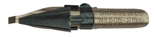 Brause & Co, No. 505, 1 mm, Rechteckplattenfeder