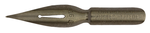 Brause & Co, Ball Pointed nib, No. 516 EF