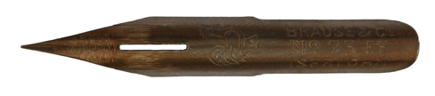 Brause & Co, Pointed nib, No. 73 EF
