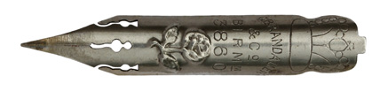 Calligraphy pointed nib, C. Braundauer & Co, No. 3860
