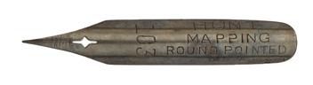 C. Howard Hunt Pen Co, No. 103, Mapping, Round Pointed