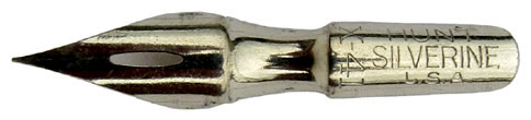 C. Howard Hunt Pen Co, No. X 41, Silverine