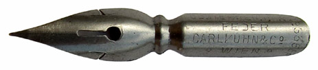 Pointed nib, Carl Kuhn & Co, Österreicher-Feder 335 EF