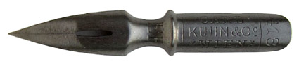 Carl Kuhn & Co, Wien, Pointed nib No. 413 EF
