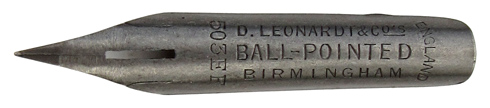 Kalligraphie-Pfannenfeder, D. Leonardt & Co, No. 503 EF, Ball-Pointed