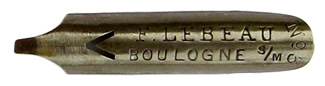 F. Lebeau, Breitfeder No 66