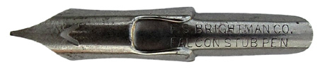 F. S. Brightman, Falcon Stub Pen