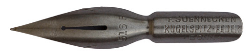 F. Soennecken, Kugelspitzfeder No. 516 F, Typ 1