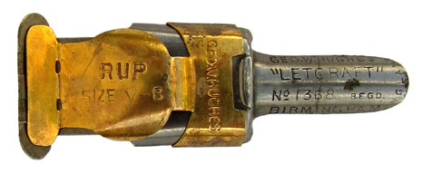 Geo W. Hughes, No. 1368, RUP Size V-8, Letcraft