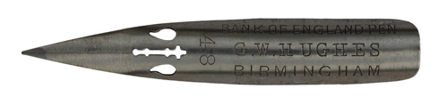 Geo W. Hughes, No. 48, Bank of England Pen