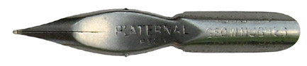 Schreibfeder Geo W. Hughes, Platernal Pen No. 1335 EF. H.P.