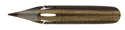 Gilbert & Blanzy-Poure, No. 180, Plume De L'Universite