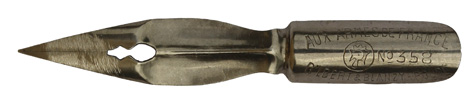 Spitzfeder, Gilbert & Blanzy-Poure, No. 358, Aux Armes De France