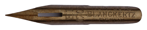 Calligraphy dip pen nib, Heintze & Blanckertz, No. 1705 EF