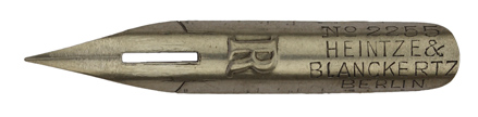Calligraphy pointed nib, Heintze & Blanckertz, No. 2255 EF