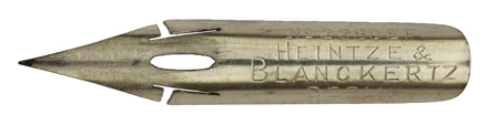 Calligraphy pointed nib, Heintze & Blanckertz, No. 2280 EF