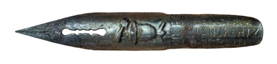 Calligraphy pointed nib, Heintze & Blanckertz, No. 2700 EF