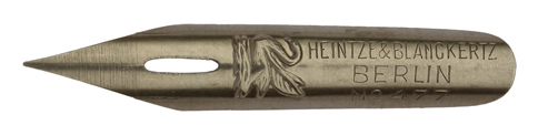 Pointed nib, Heintze & Blanckertz, No. 477
