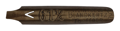 Heintze & Blanckertz, No. 61½, To-Feder, Berlin