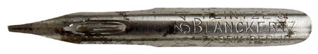 Heintze & Blanckertz, left cut nib No. 634