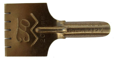 Heintze & Blanckertz, Plakatfeder To, 20mm