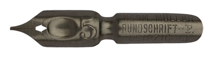 Hermann Müller, Leipzig, Rundschriftfeder No. 5