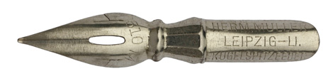 Hermann Mueller, No. 510 M, Kugelspitz Feder