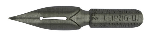 Hermann Mueller, No. 542 F, Kugelspitzfeder