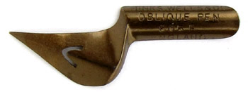 Hinks, Wells & Co, No. 805 F, Oblique Pen