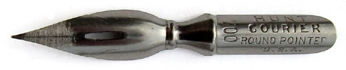 C. Howard Hunt Pen Co, Stiff galcon round pointed 98