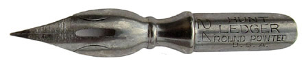 C. Howard Hunt Pen Co, Ledger Round Pointed No. 24