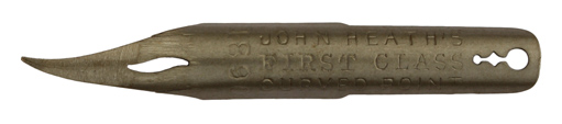 John Heath, No. 1890, First Class, Curved Point