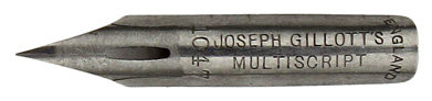 Joseph Gillott, No. 1047, Multiscript