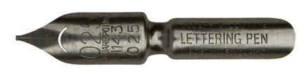 Joseph Gillott, No. 1143-025, Lettering Pen