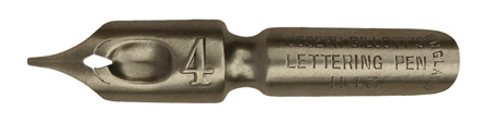 Joseph Gillott, No. 1143-4, Lettering Pen