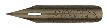 Joseph Gillott, No. 604 EF, Double Elastic